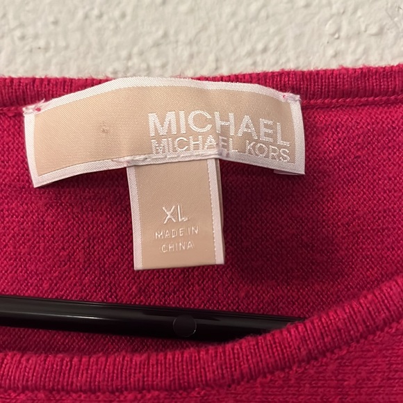 Fuchsia pink Michael Kors sweater - Picture 2 of 3